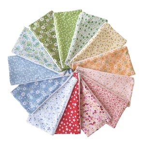 Floral Fabric Pencil Case: Handmade Zipper Pouch for Stationery & Makeup