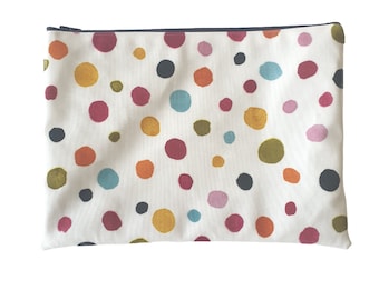 Polka Dot Wachstuch iPad Case / Tablet Case/ iPad Cover