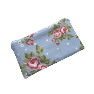 Kleine make-uptas in Cath Kidston-stijl / cosmeticatas met bloemen / vintage cadeau voor haar