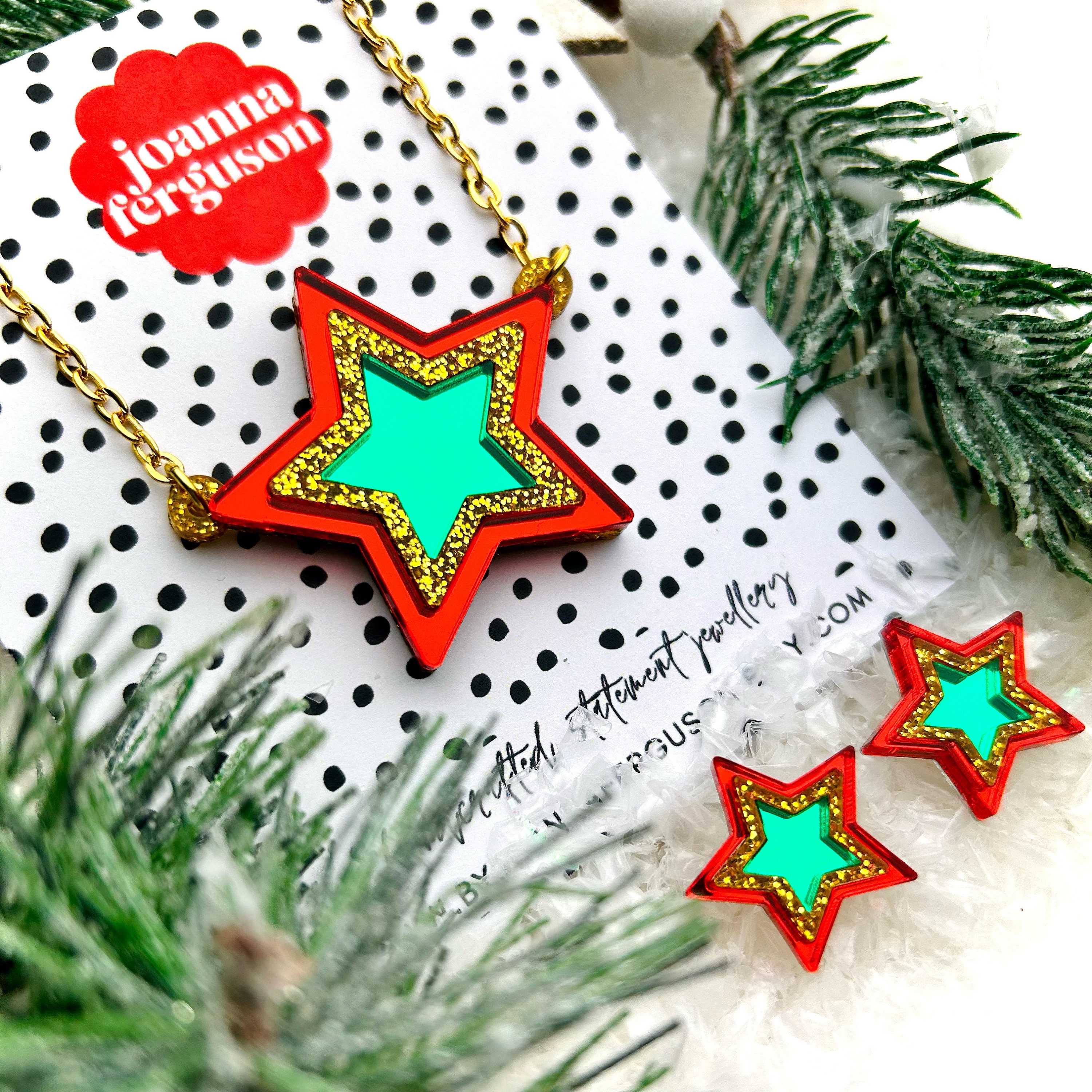 Christmas statement shop necklace