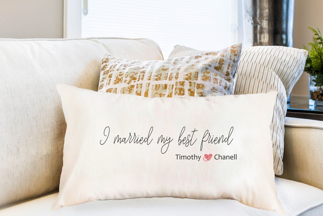 Personalized Pillow Wedding Gift Anniversary Gift Pillow Etsy