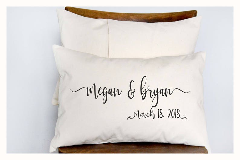 Personalized Pillow Wedding Gift Anniversary Gift Pillow Etsy