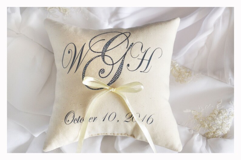 personalized ring pillow wedding pillow Wedding ring pillow R3 Personalized Ring bearer pillow ring bearer pillow