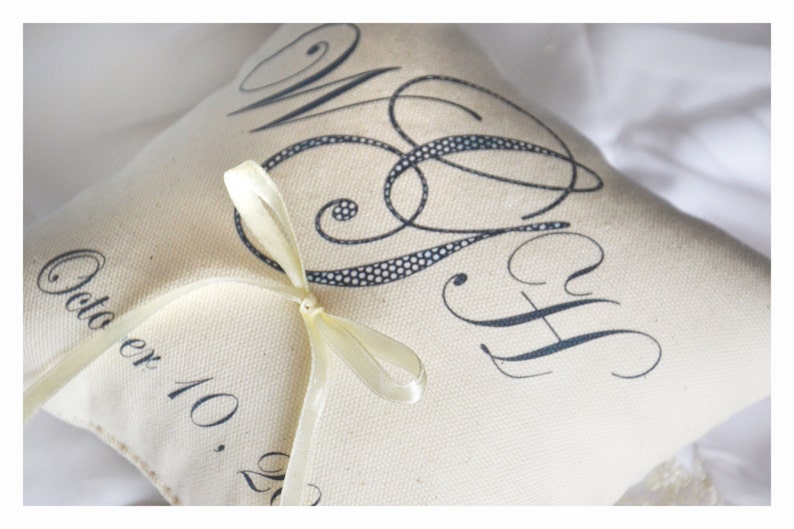 personalized ring pillow wedding pillow Wedding ring pillow R3 Personalized Ring bearer pillow ring bearer pillow