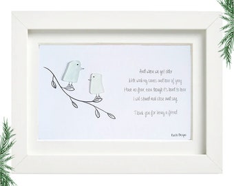 Golden Girls Theme Song Sea Glass Art Frame