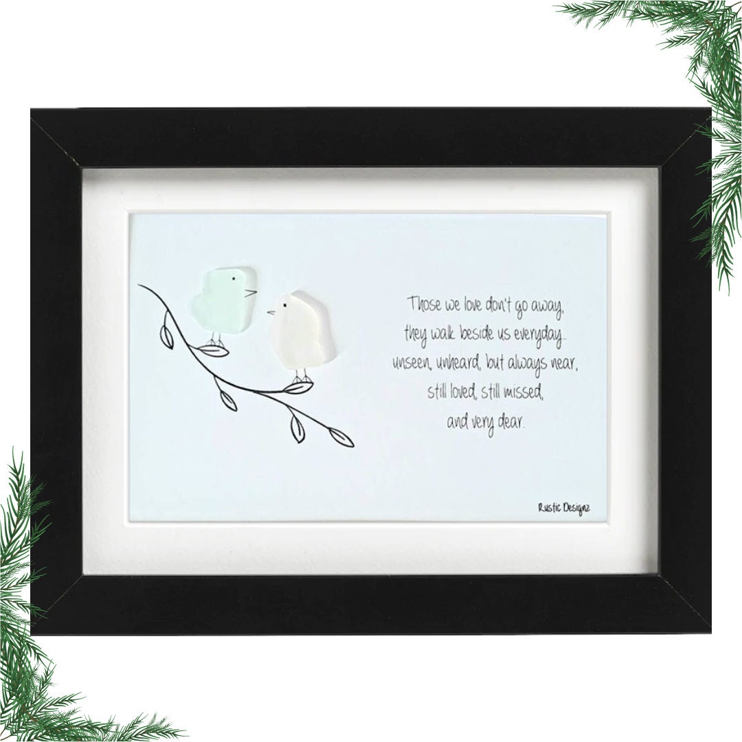 Sea Glass Memorial Art: Remembrance Keepsake, Nova Scotia Glass
