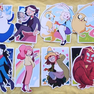 Adventure Time/Fionna and Cake 3.5 inch Stickers