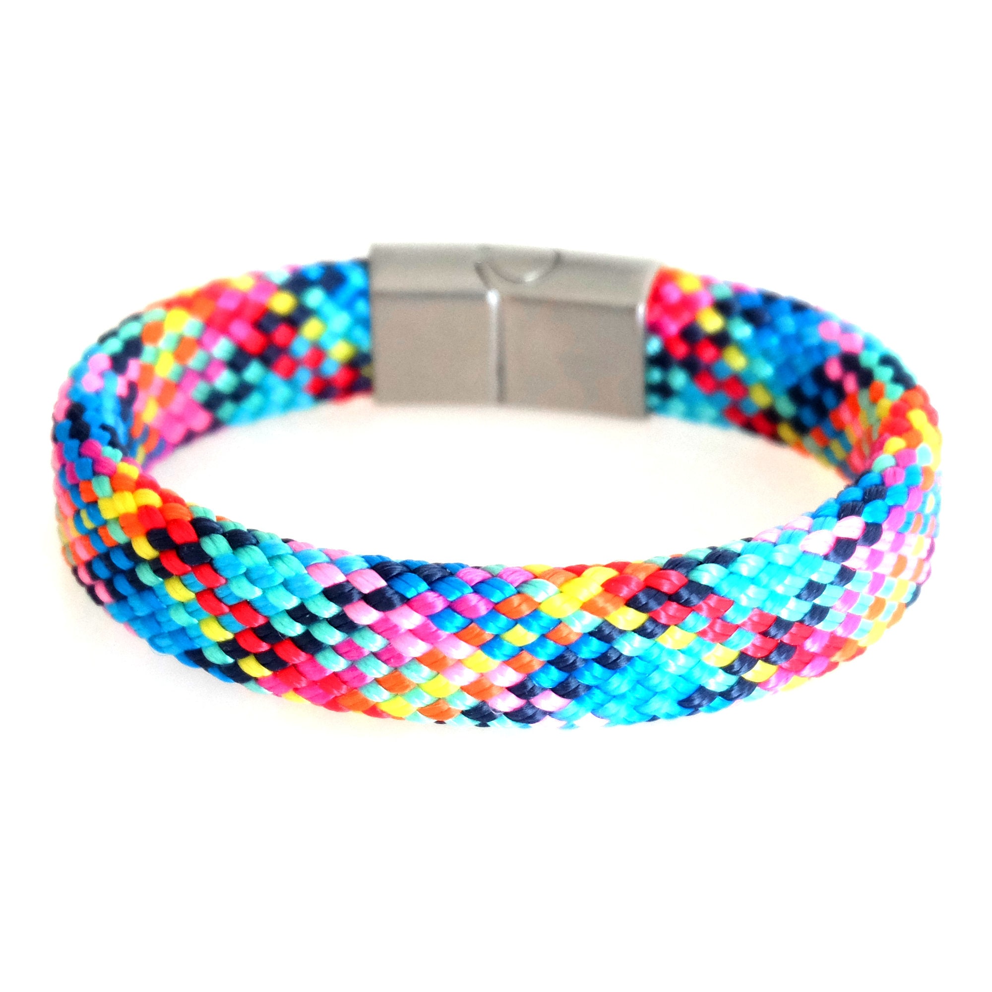 Women sport rope bracelet Summer bracelet Colorful sport Etsy