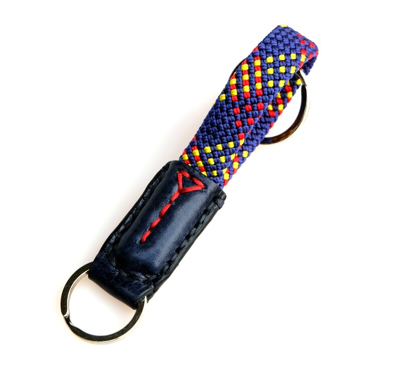 Keyring for Him Mens Keyring Unique Men Leather Keychain Mens Etsy