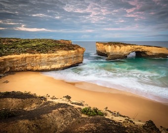 Twelve Apostles, Great Ocean Road Poster, London Bridge, Australian Made, Beach Panoramic, Sea Coast Photo, extra large art, travel gift