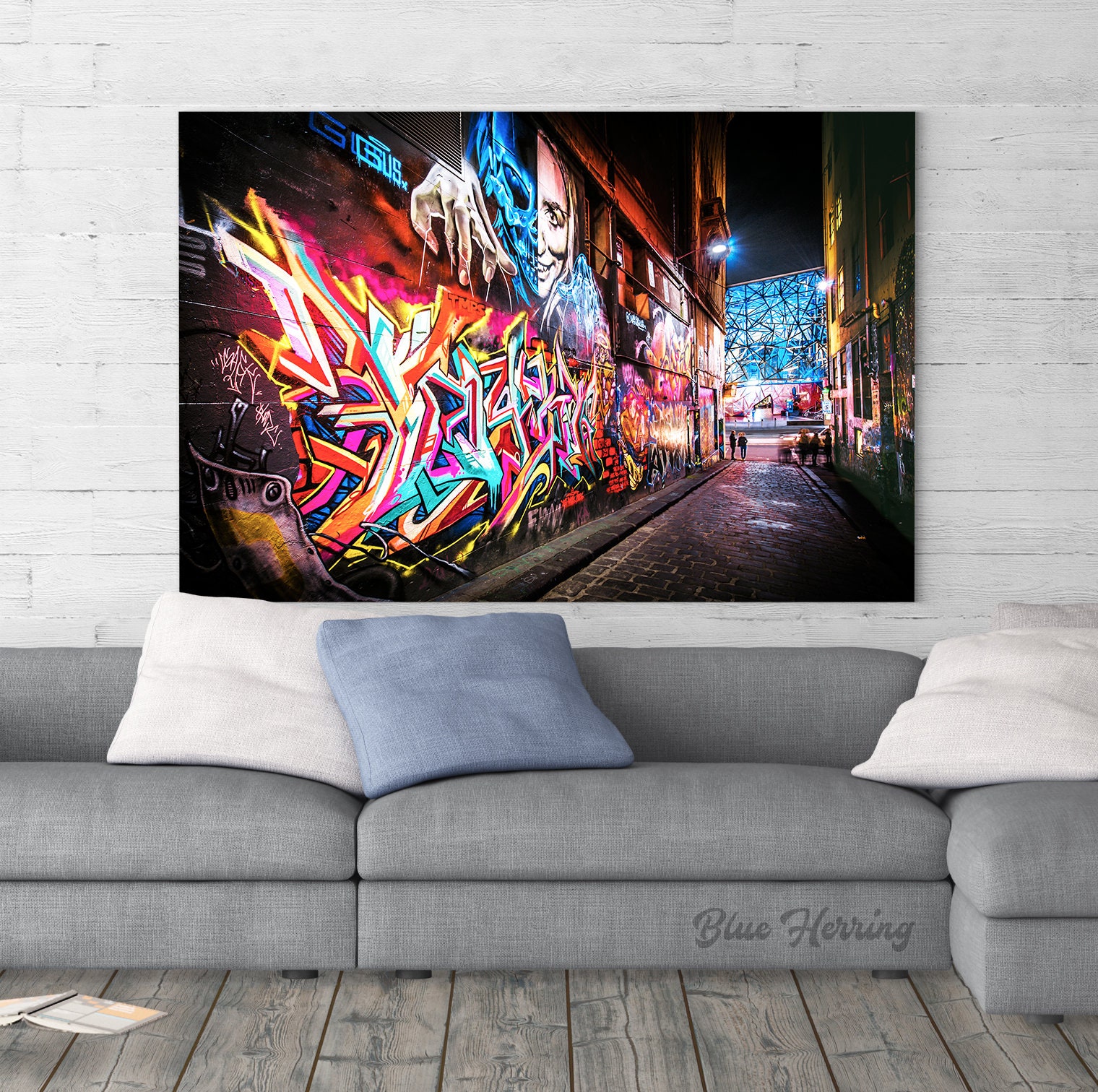 Graffiti Photography, Melbourne Print, Street Art Photo, Hosier Lane