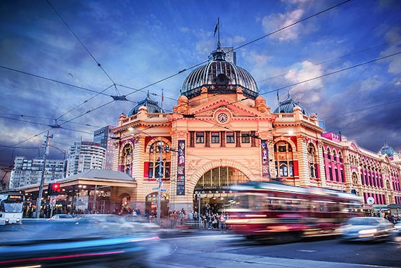 Melbourne Tram Melbourne Landmark Art Print