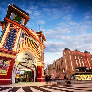 Luna Park, St Kilda Print, Melbourne Australia, StKilda Beach Decor, Travel Poster, Photography Gifts, Childrens Room Art, Carnival Theme