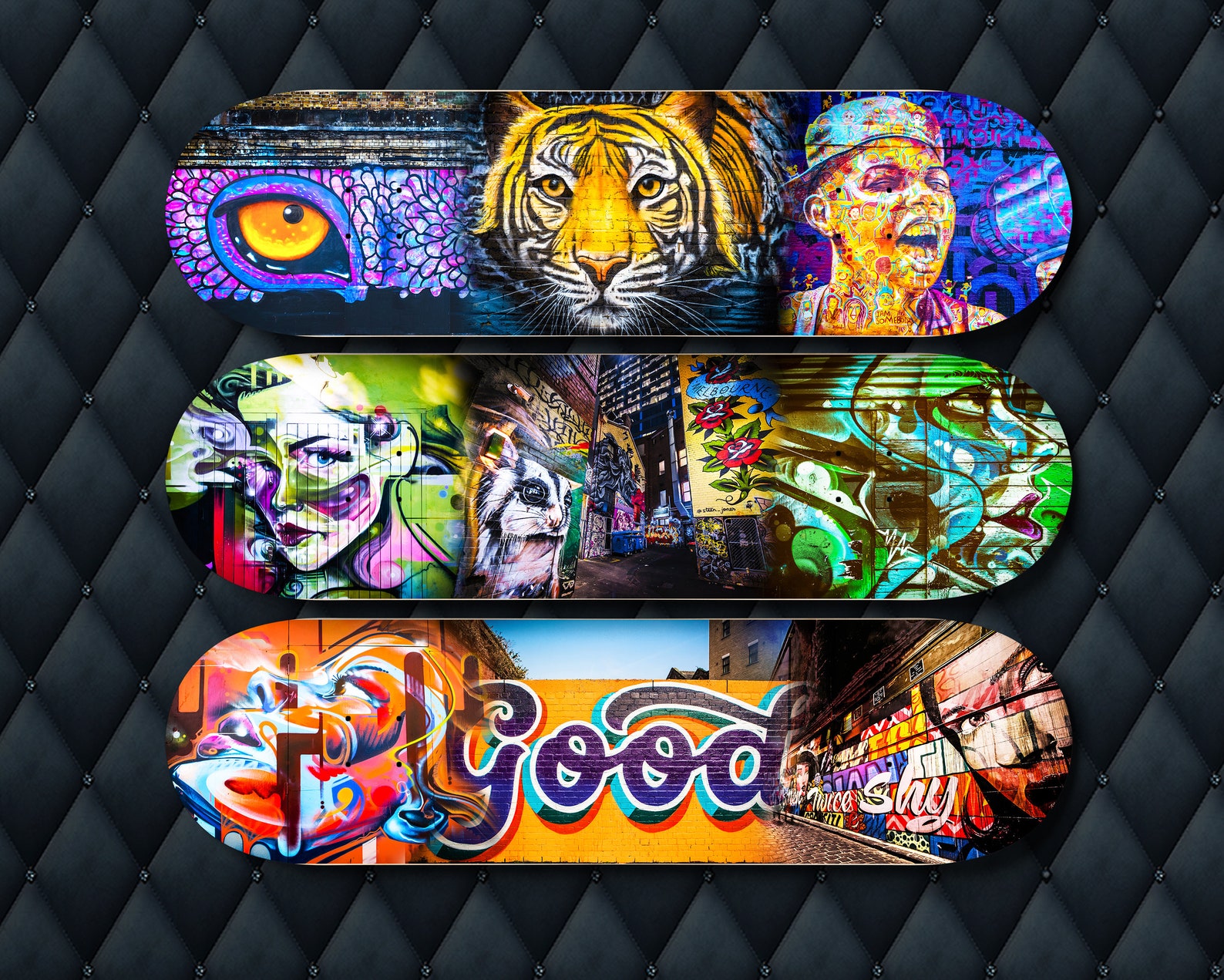 Street Art Skateboard Deck Wall Art Graffiti pop art Etsy