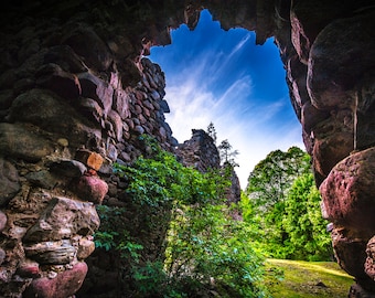 Latvian Photo, Castle Hill, Riga Latvia, National Park Poster, Tervēte Nature Park, woodland prints, rustic home decor, window to the soul