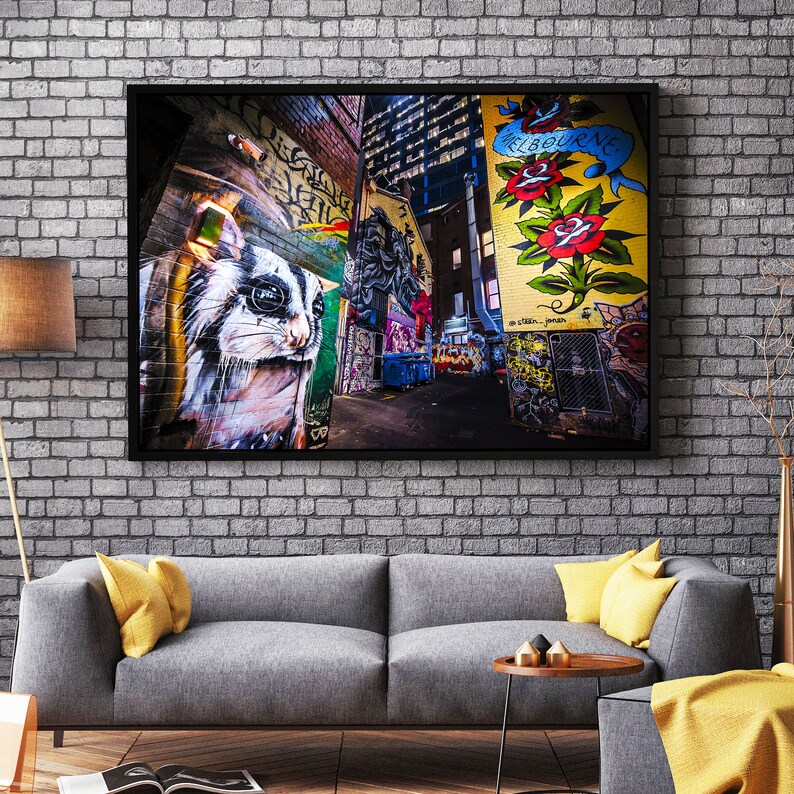 Street Art Print Graffiti Wall Art Melbourne Australia Etsy Australia