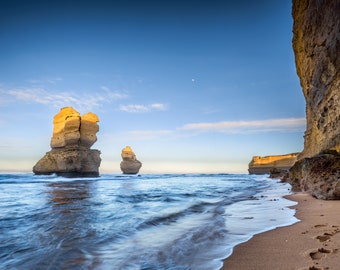 Twelve Apostles, Great Ocean Road, Australia Poster, Gibson Steps, Coastal wall decor, Nature photography, Beach Photo Print, Travel Gift