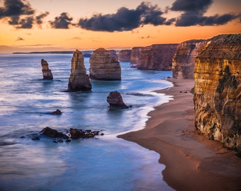 Twelve Apostles Wall Decor, Great Ocean Road Print, Australian Nature, Melbourne Photo, Australia Landscape, Coastal Photograph, Zoom Wall