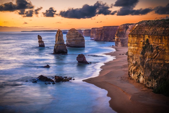Twelve Apostles Wall Decor, Great Ocean Road Print, Australian Nature, Melbourne Photo, Australia Landscape, Coastal Photograph, Zoom Wall