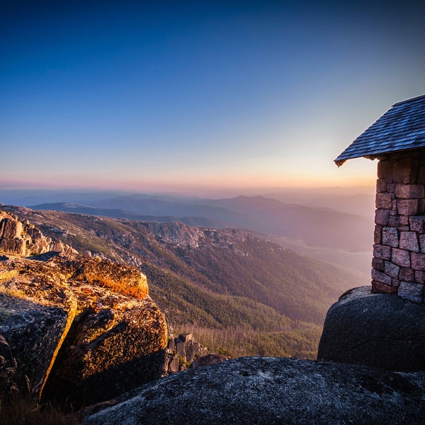 Panoramic Photograph, Australia Wall Art, Mount Buffalo National Park, Victorian Alps, Mountain Print, Landscape Photo, Christmas Gift for