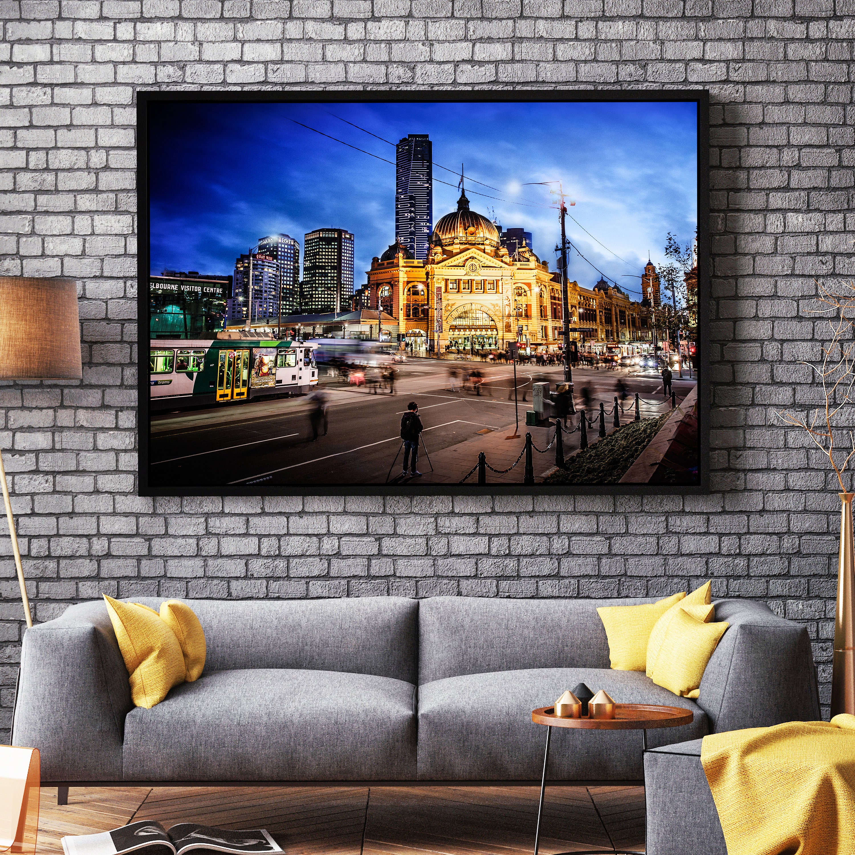 Flinders Street Station Melbourne Photograph Sunset Wall - Etsy Australia