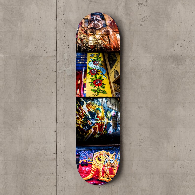 Skateboard Deck Wall Art Street Art Graffiti Skatedeck Etsy