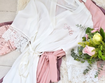 plus size maid of honor robe