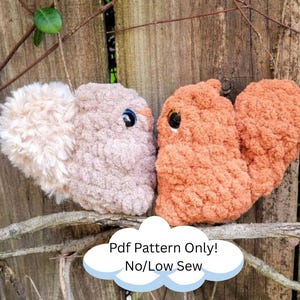 INGEN/LÅG SÖMNING Ekorre Marknadsvänligt Virkmönster