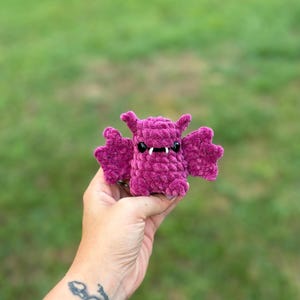Buffy the Bat utan sömnad, virkmönster i PDF-format! Marknadsvänligt Halloween-mönster utan sömnad bild 6