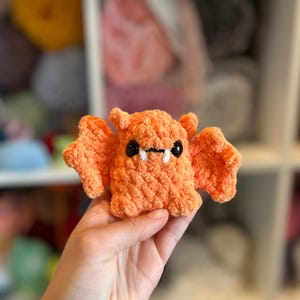 Buffy the Bat utan sömnad, virkmönster i PDF-format! Marknadsvänligt Halloween-mönster utan sömnad bild 5