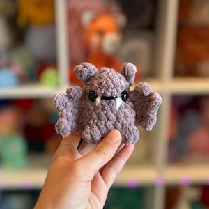 Buffy the Bat utan sömnad, virkmönster i PDF-format! Marknadsvänligt Halloween-mönster utan sömnad bild 2