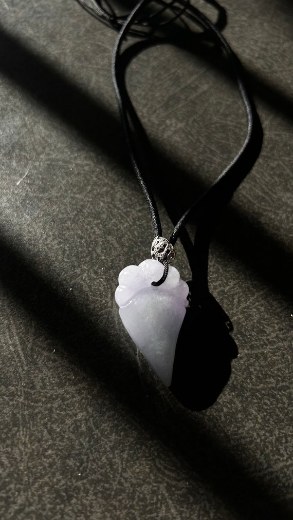 Natural high quality Lavender Jadeite pendant