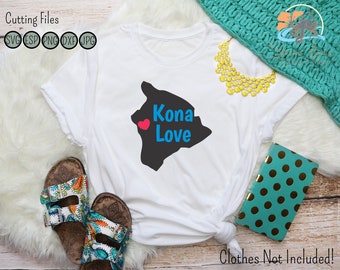Kona Love SVG Cut File | Instant Download