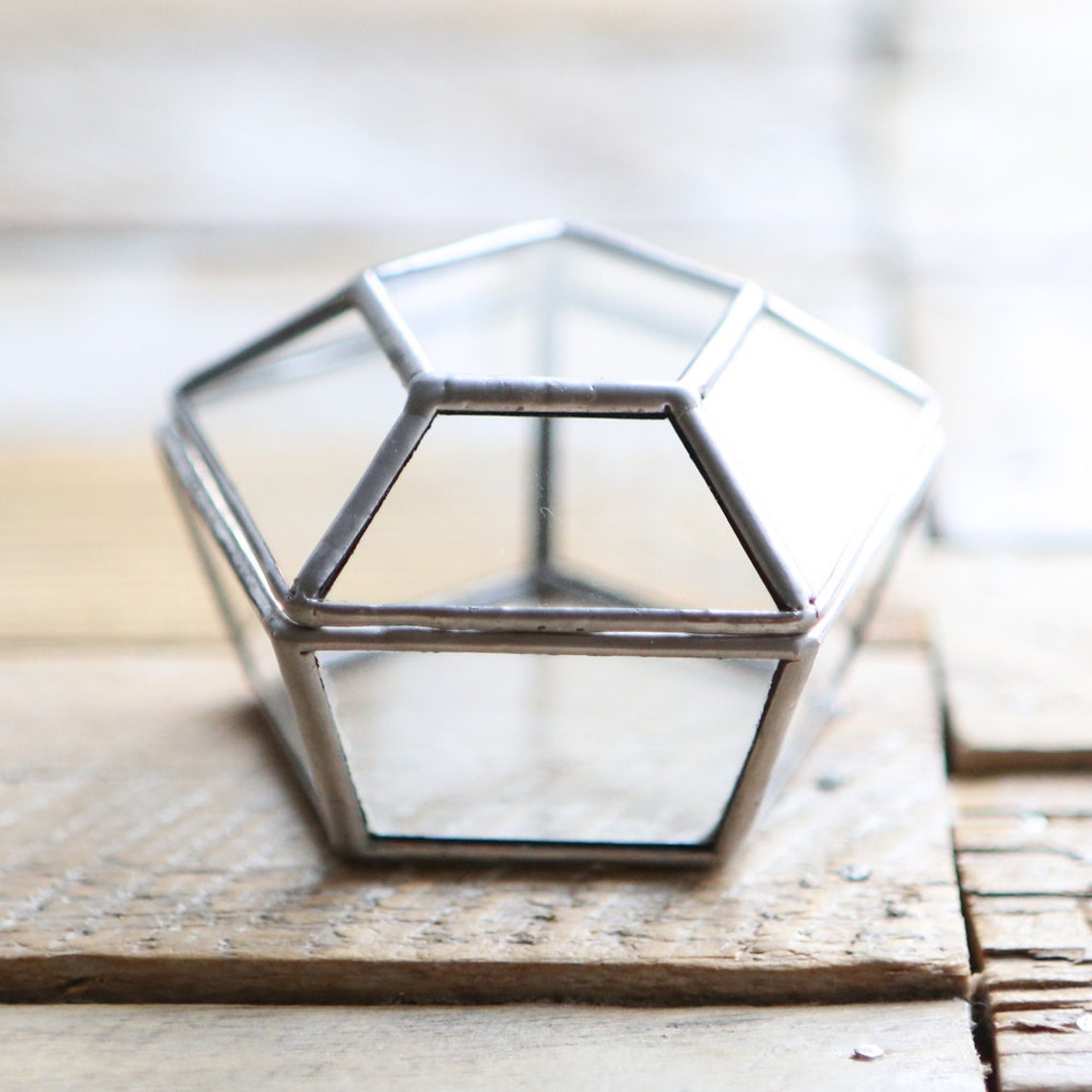 Mini Glass Box / Glass Ring Box /Wedding Ring Box / Summer Etsy