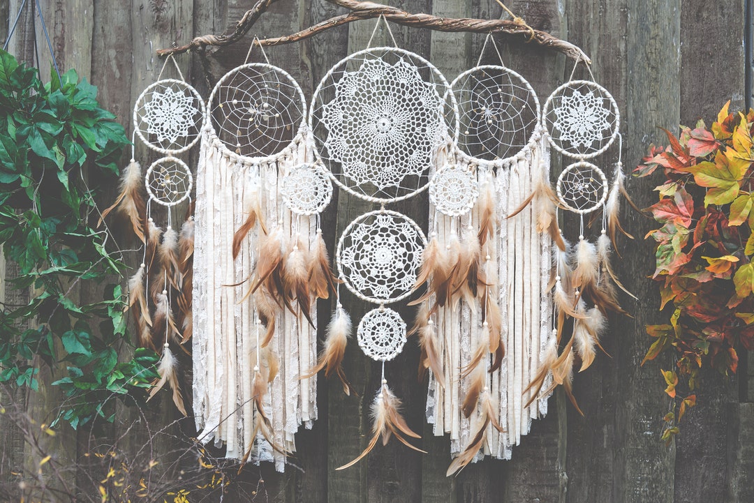 Dream Catcher Wall Hanging Dream Catcher Bohemian Room Decor Wedding