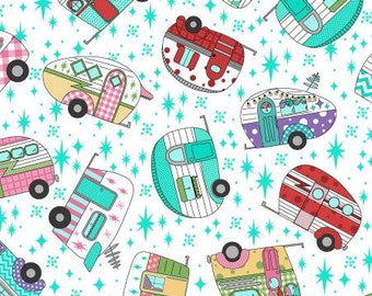 camper print fabric