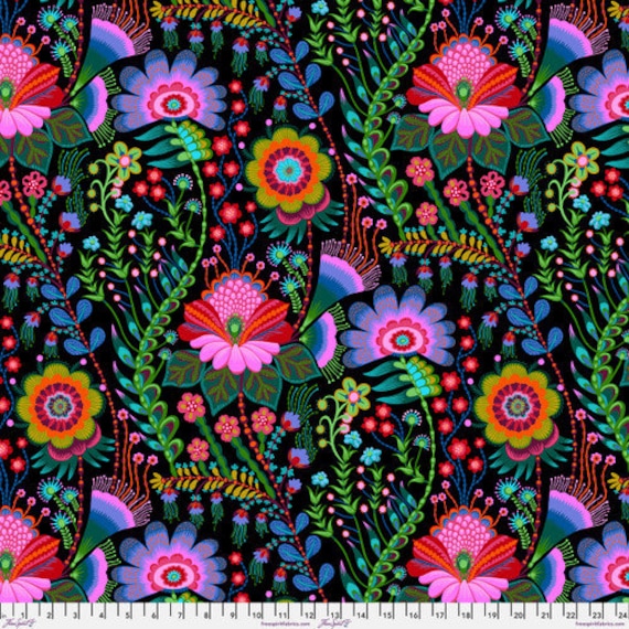 Brave, Sunseekers, in Night, By Anna Maria, for FreeSpirit Fabrics, sold by the 1/2 yard or the yard