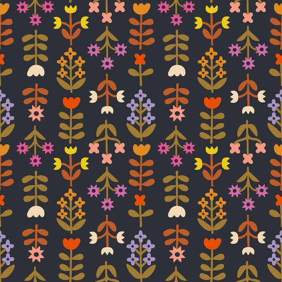 Favorite Flowers, Vintage  Flowers, in Vintage Paper, By Ruby Star Society, RS5147 14 Ruby Star, sold by the 1/2 yard or the yard