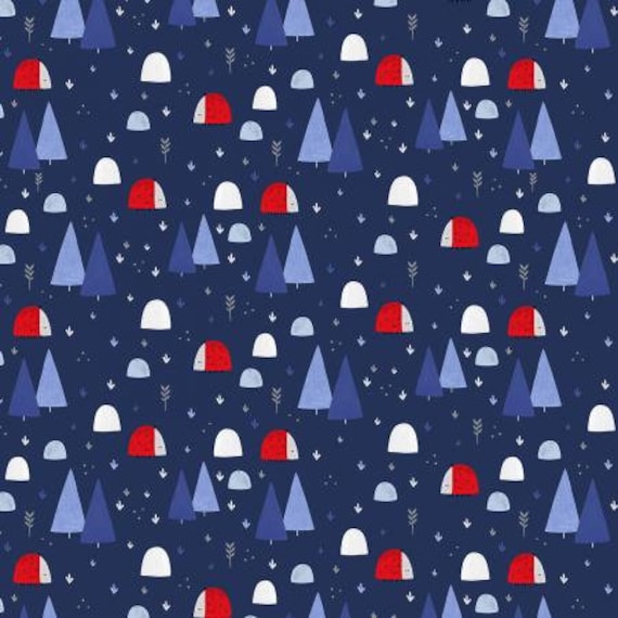 The Rain in Spain Fabric- AE201-SN4- Cotton and Steel/RJR- Sold by the 1/2 yard or the yard