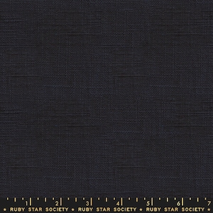 Chore Coat in Navy (rs4008 11), Warp and Weft Wovens, by Alexia Marcelle Abegg, for Ruby Star Society, sold by the yard