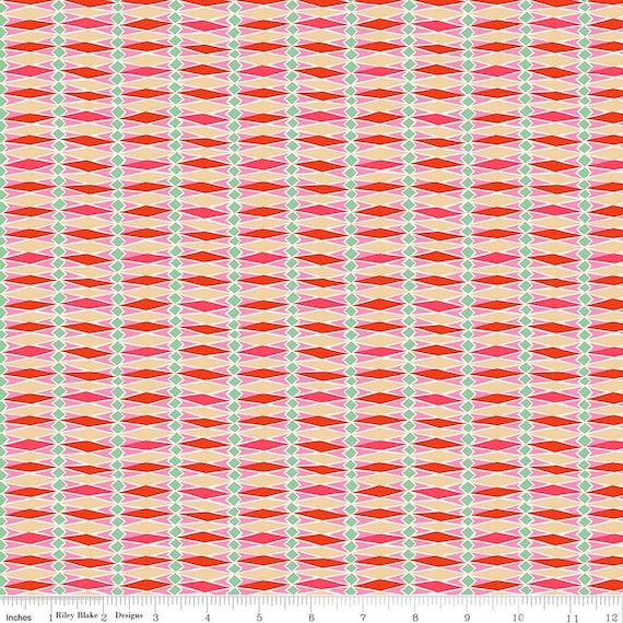 Liberty Summer Fair, Summer Fair Fairground Stripe C, 01667503C, Liberty Fabrics, Riley Blake Designs, sold by the yard