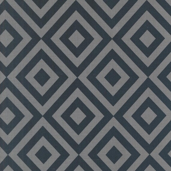 Rainier, Geometric shapes, in Deep Sea, 38147 13, by Jessica Rose, Moda, sold by the yard