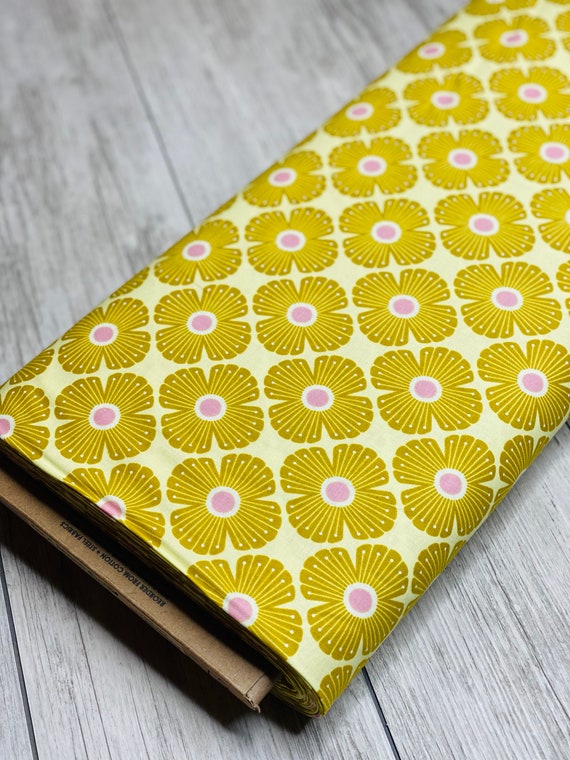 On a Spring Day - Blossom - Wildflowers Fabric-LV402-WI3- Cotton and Steel/RJR- Sold by the 1/2 yard or the yard
