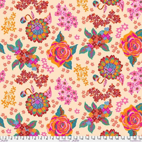 A Spring in Paris, Dream, in Cream, by Nathalie Lete for Conservatory Craft, FreeSpirit Fabrics, sold by the 1/2 yard or the yard