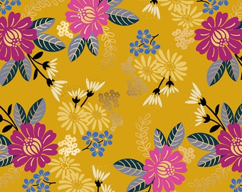 Reign, Eminence Goldenrod, RS1026 12M Ruby Star, Rashida Coleman Hale, Moda Fabrics, Sold by the 1/2 yard or the yard