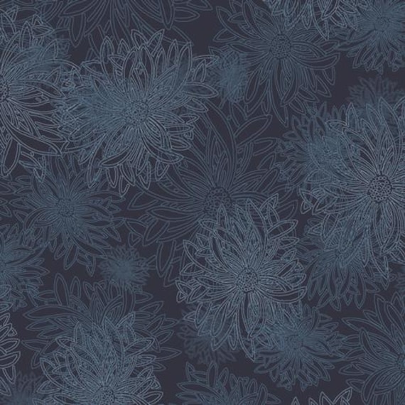 Floral Elements, in Nocturne, FE-538, By Art Gallery Fabrics, AGF, sold by the yard