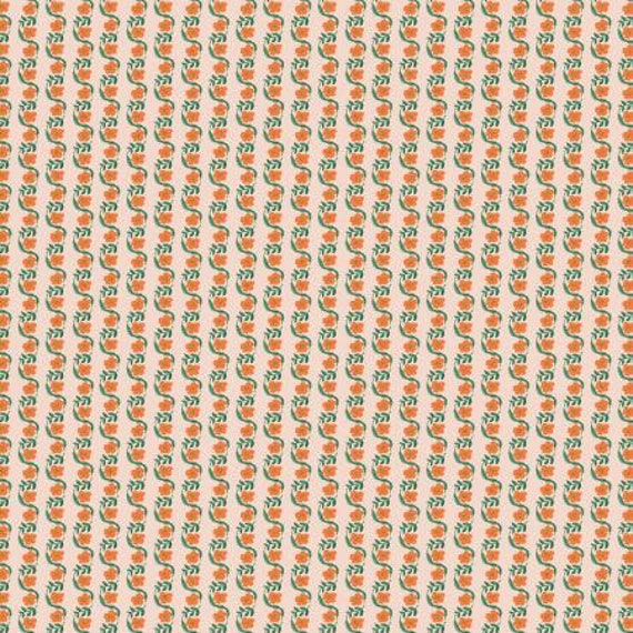 Bramble, Messina Stripe, Red Metallic Fabric, RP911-RE3M, Rifle Paper Co, Cotton + Steel, RJR, Sold by the 1/2 yard or the yard