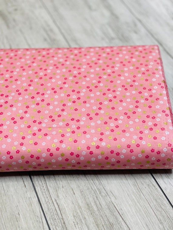 Ahoy! Mermaids Floral Pink,  C10346-PINK, by Melissa Mortenson for Riley Blake Designs, Sold by the 1/2 yard or the yard