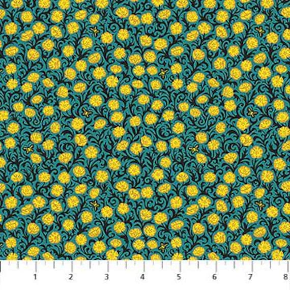 Yesterday, Poppies, in Bonnet, AMT158-787L, Northcott Fabrics, Anna Maria Textiles, sold by the yard