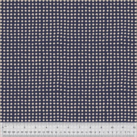 Ruby + Bee Blenders, Heather Ross, Dots, Night Sky/Blush, 54417-34, Windham Fabrics, sold by the yard.